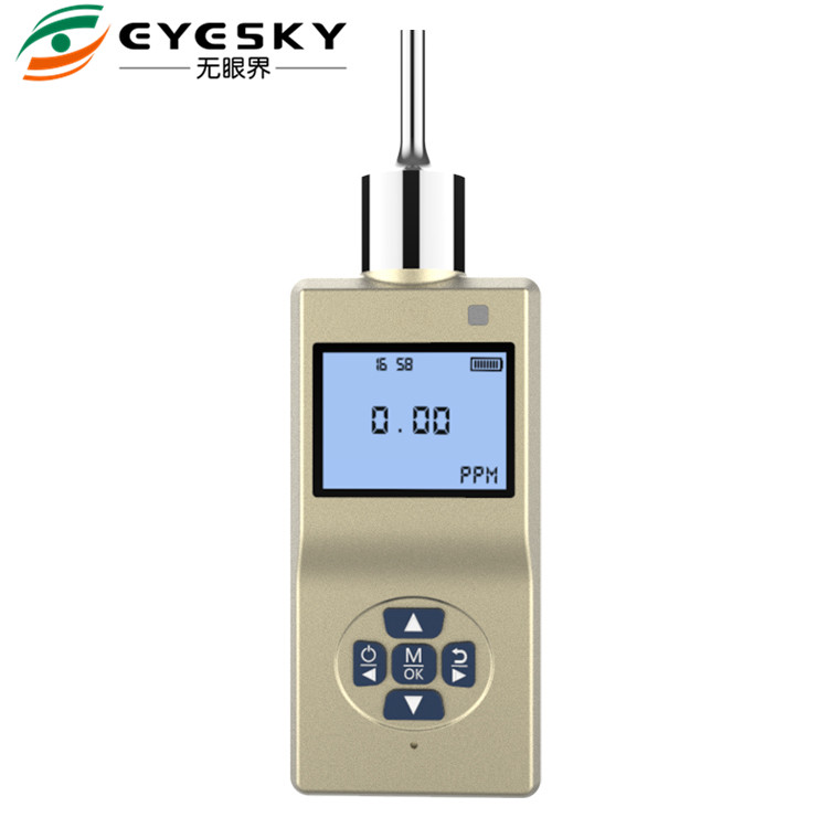 ES20B draagbare Pomptype Gasdetector, de Detector van het Waterstofgas, Resolutie als van de het Gasdetector van 1ppm Draagbaar het Gasniveau Detec