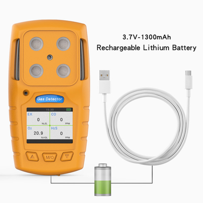 LEL-H2s van O2 van Co Draagbare Multigasdetectors met Ce-FCC ISO9001 Certificatie