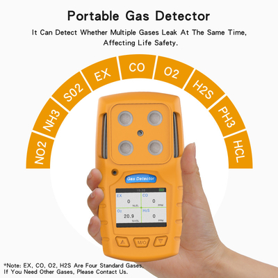 Elektrochemische handbediende Nh3 1 P.p.m. kiezen Gasdetector uit