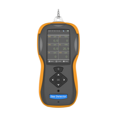 TFT LCD-H2S van Vertoningsco voc van Co2 pid NH3 NO2 SO2 Draagbare Multigasdetector voor de Test van het Gaslek