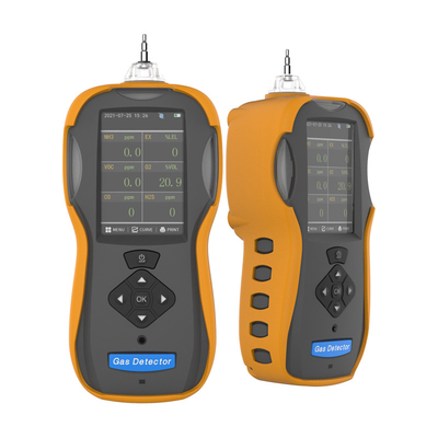 TFT LCD-H2S van Vertoningsco voc van Co2 pid NH3 NO2 SO2 Draagbare Multigasdetector voor de Test van het Gaslek