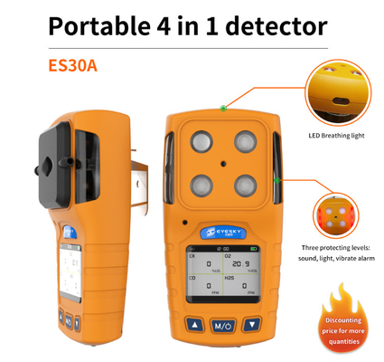 Elektrochemische handbediende Nh3 1 P.p.m. kiezen Gasdetector uit