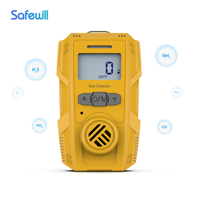 diffusie enkele gasdetector H2S-detector Co-gasdetector voor persoonlijke veiligheidsuitrusting
